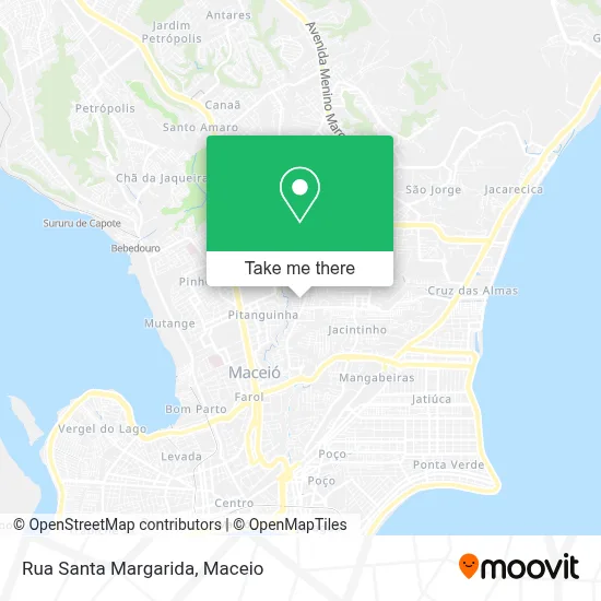 Rua Santa Margarida map