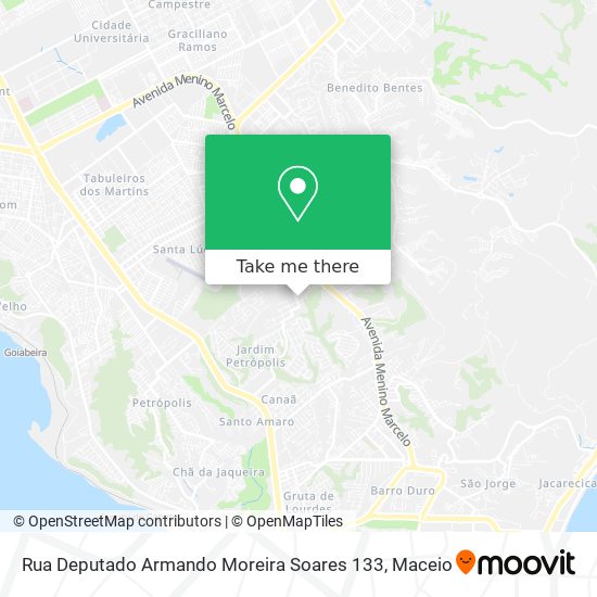 Rua Deputado Armando Moreira Soares 133 map