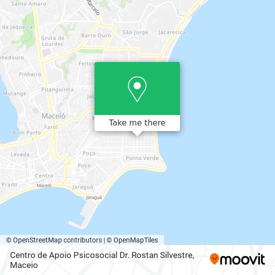 Centro de Apoio Psicosocial Dr. Rostan Silvestre map