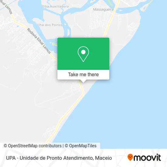 UPA - Unidade de Pronto Atendimento map
