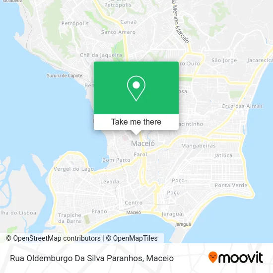 Rua Oldemburgo Da Silva Paranhos map