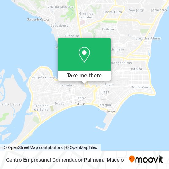 Centro Empresarial Comendador Palmeira map