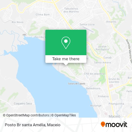 Posto Br santa Amélia map