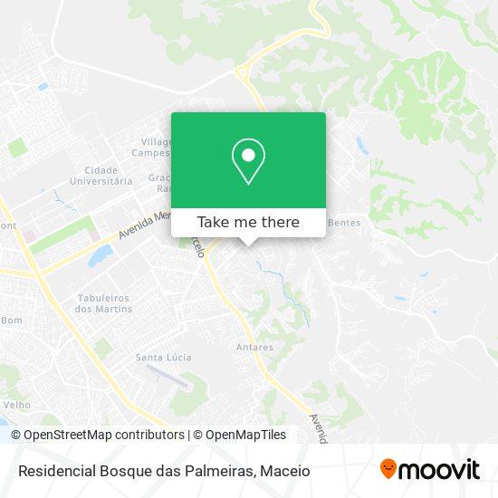 Residencial Bosque das Palmeiras map