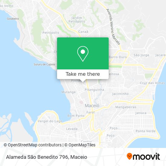 Alameda São Benedito 796 map