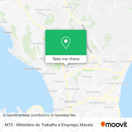 MTE - Ministério do Trabalho e Emprego map