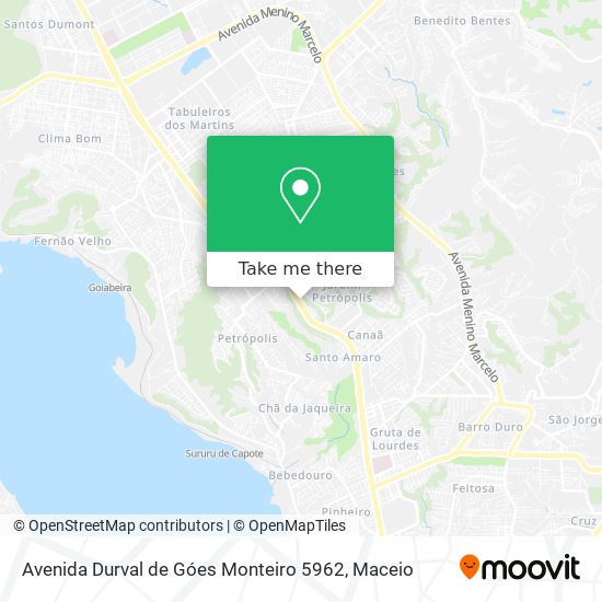 Mapa Avenida Durval de Góes Monteiro 5962