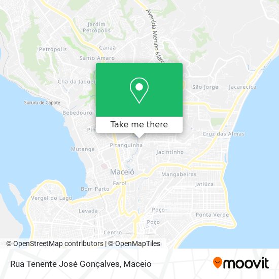 Rua Tenente José Gonçalves map