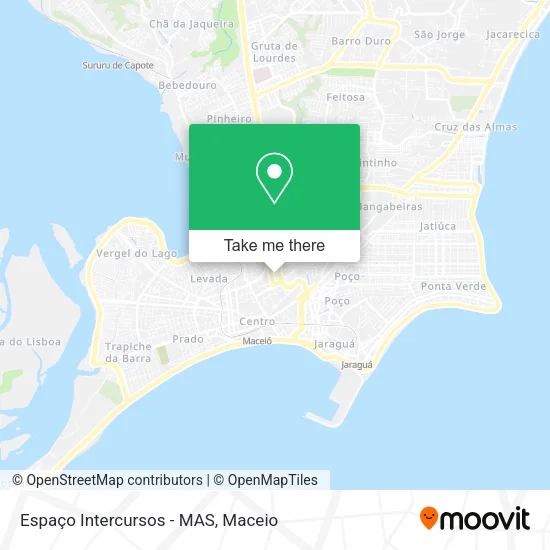 Espaço Intercursos - MAS map