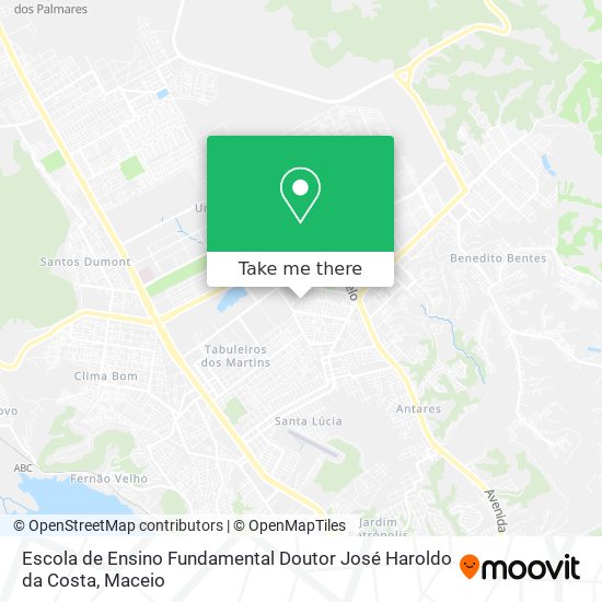 Escola de Ensino Fundamental Doutor José Haroldo da Costa map