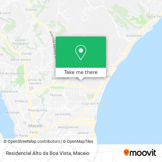 Mapa Residencial Alto da Boa Vista