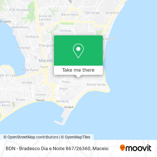 BDN - Bradesco Dia e Noite 867 / 26360 map