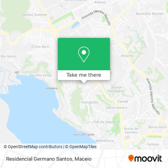 Mapa Residencial Germano Santos