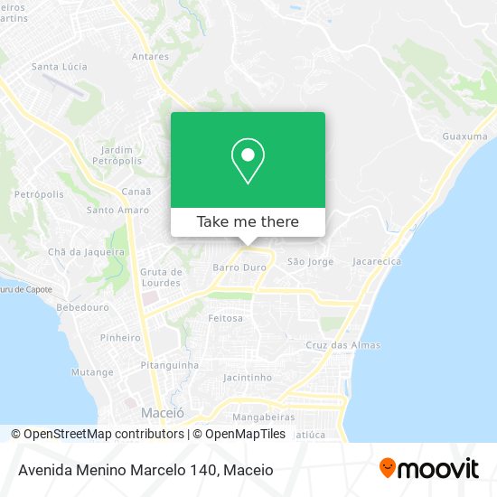 Mapa Avenida Menino Marcelo 140