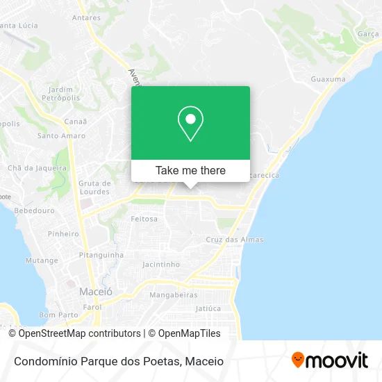 Condomínio Parque dos Poetas map