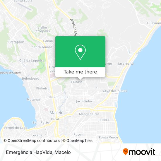 Emergência HapVida map