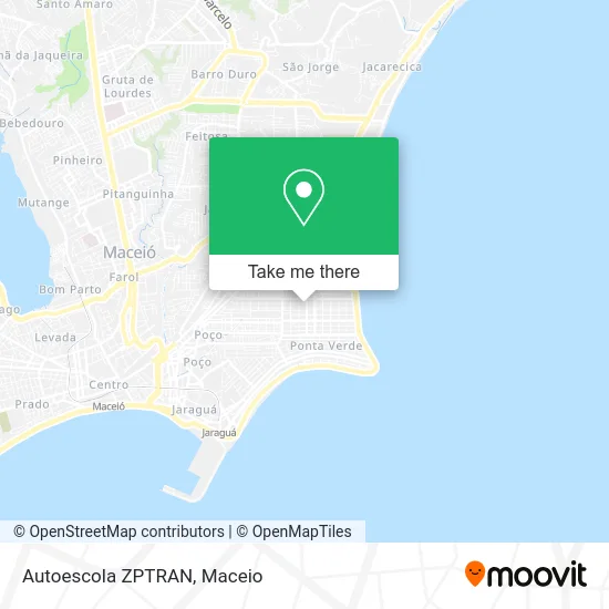 Autoescola ZPTRAN map