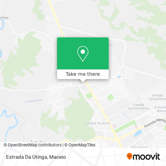 Mapa Estrada Da Utinga