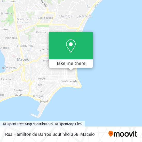 Rua Hamilton de Barros Soutinho 358 map