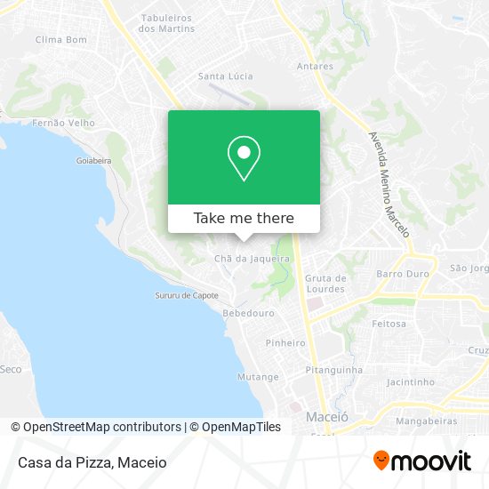 Casa da Pizza map