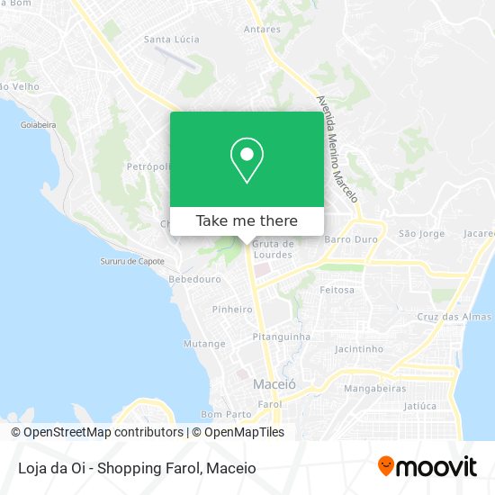 Loja da Oi - Shopping Farol map