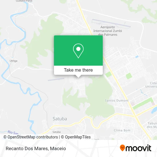 Recanto Dos Mares map