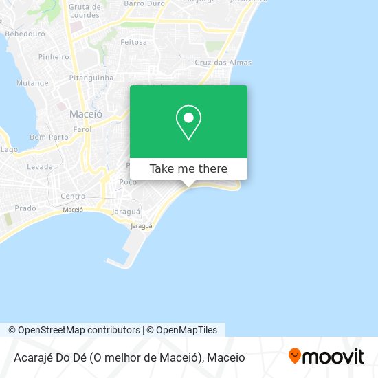 Mapa Acarajé Do Dé (O melhor de Maceió)
