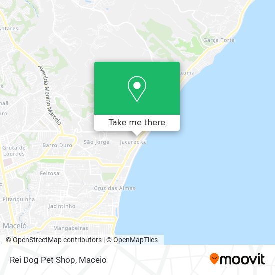 Mapa Rei Dog Pet Shop