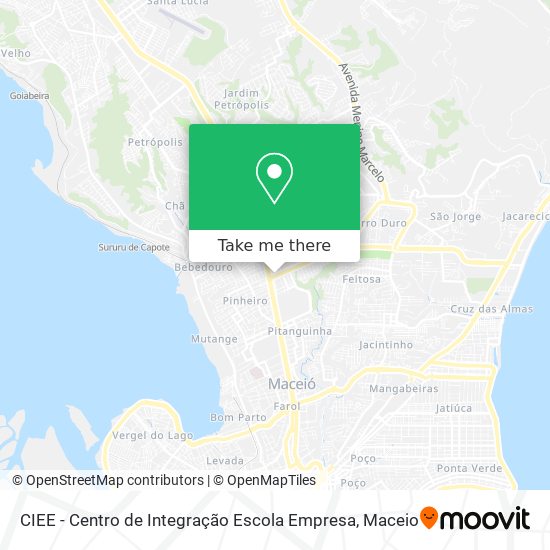 Mapa CIEE - Centro de Integração Escola Empresa