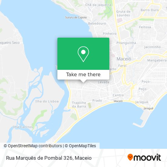 Rua Marquês de Pombal 326 map