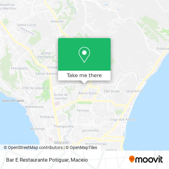 Bar E Restaurante Potiguar map