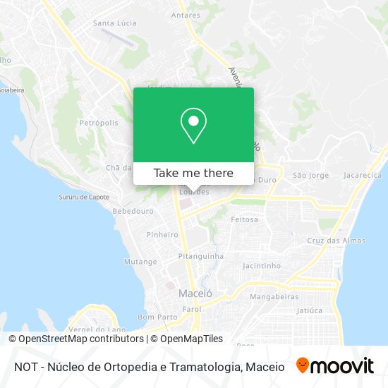 NOT - Núcleo de Ortopedia e Tramatologia map