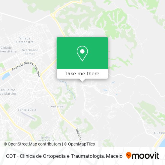 Mapa COT - Clinica de Ortopedia e Traumatologia