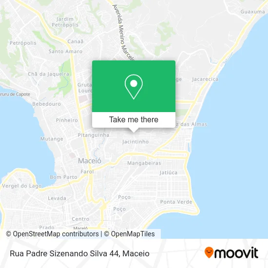Rua Padre Sizenando Silva 44 map