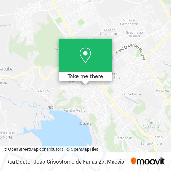 Mapa Rua Doutor João Crisóstomo de Farias 27