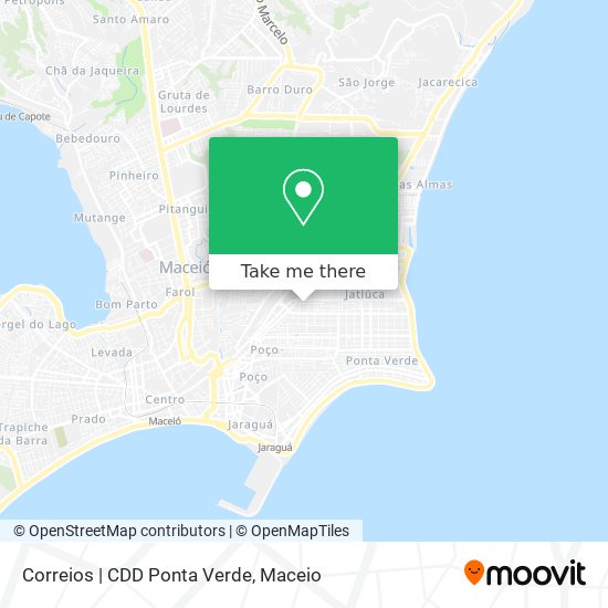 Mapa Correios | CDD Ponta Verde