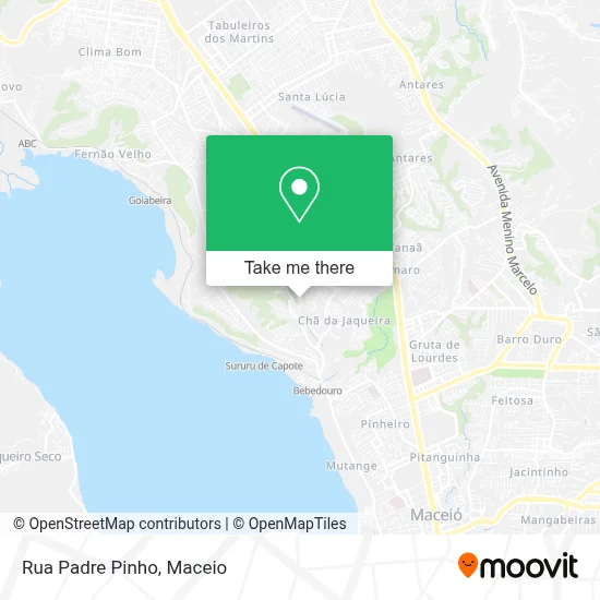 Rua Padre Pinho map