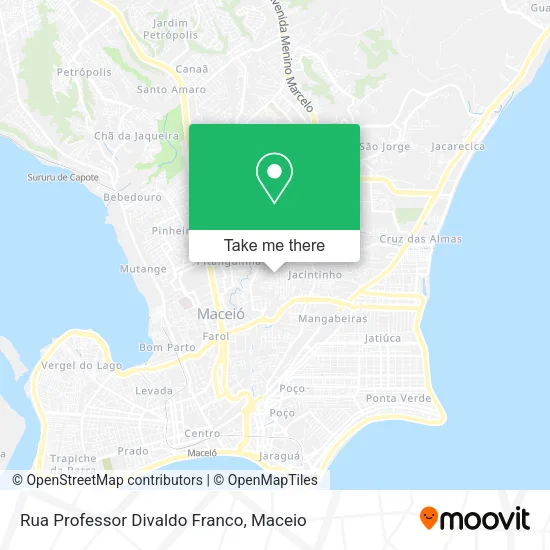 Rua Professor Divaldo Franco map