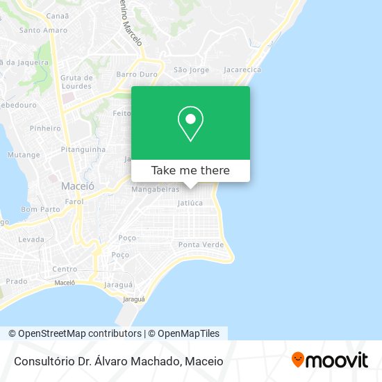 Mapa Consultório Dr. Álvaro Machado