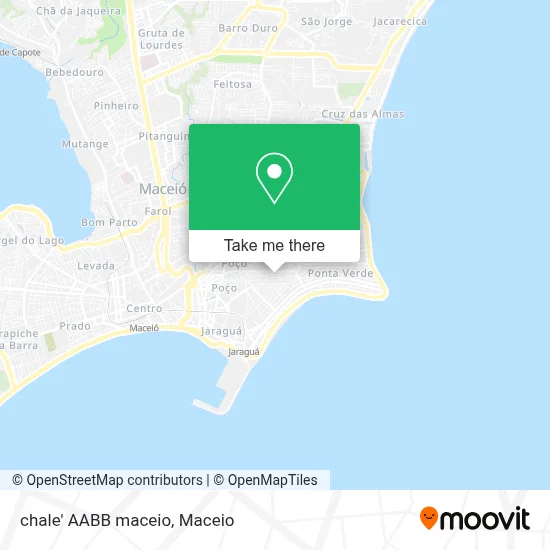 chale' AABB maceio map