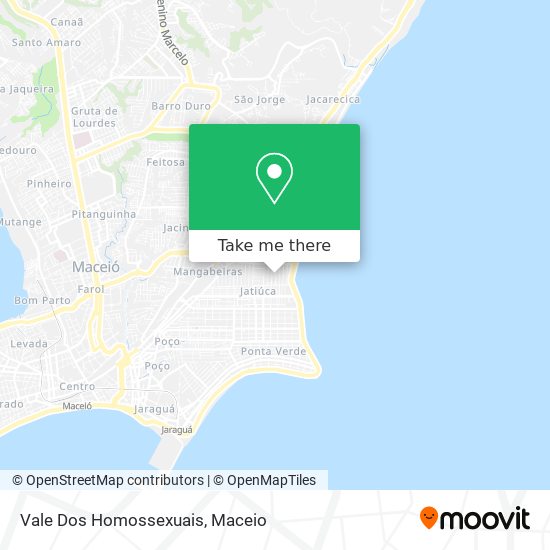 Vale Dos Homossexuais map