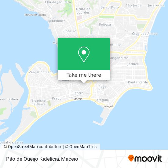 Pão de Queijo Kidelícia map