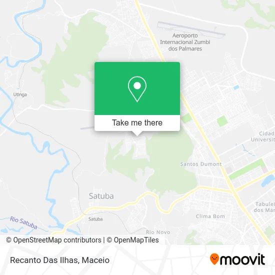 Recanto Das Ilhas map