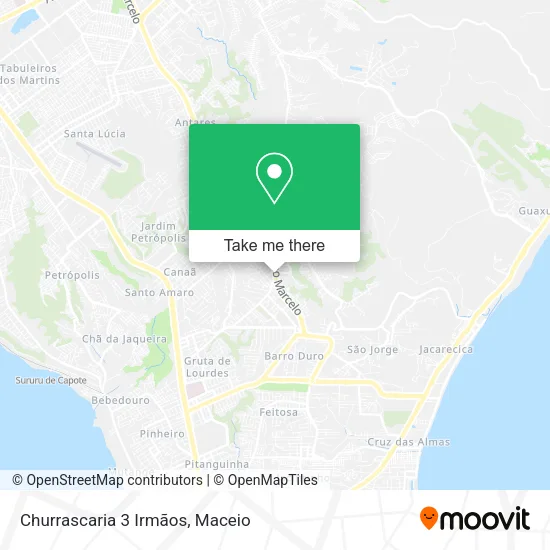 Churrascaria 3 Irmãos map