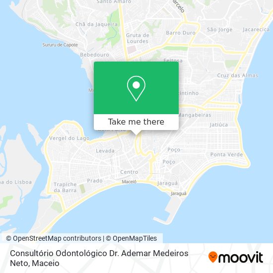 Consultório Odontológico Dr. Ademar Medeiros Neto map