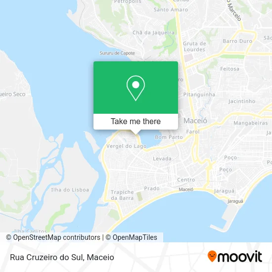Rua Cruzeiro do Sul map