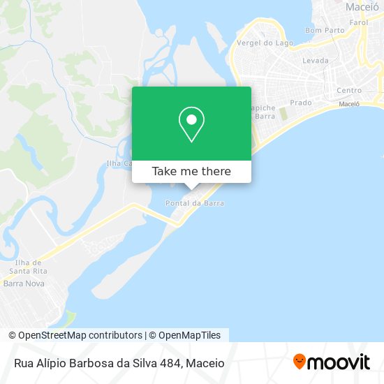 Mapa Rua Alípio Barbosa da Silva 484