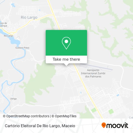 Cartório Eleitoral De Rio Largo map
