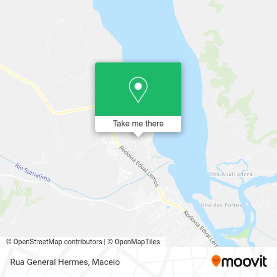 Rua General Hermes map