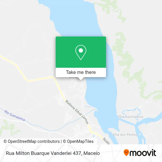 Rua Milton Buarque Vanderlei 437 map